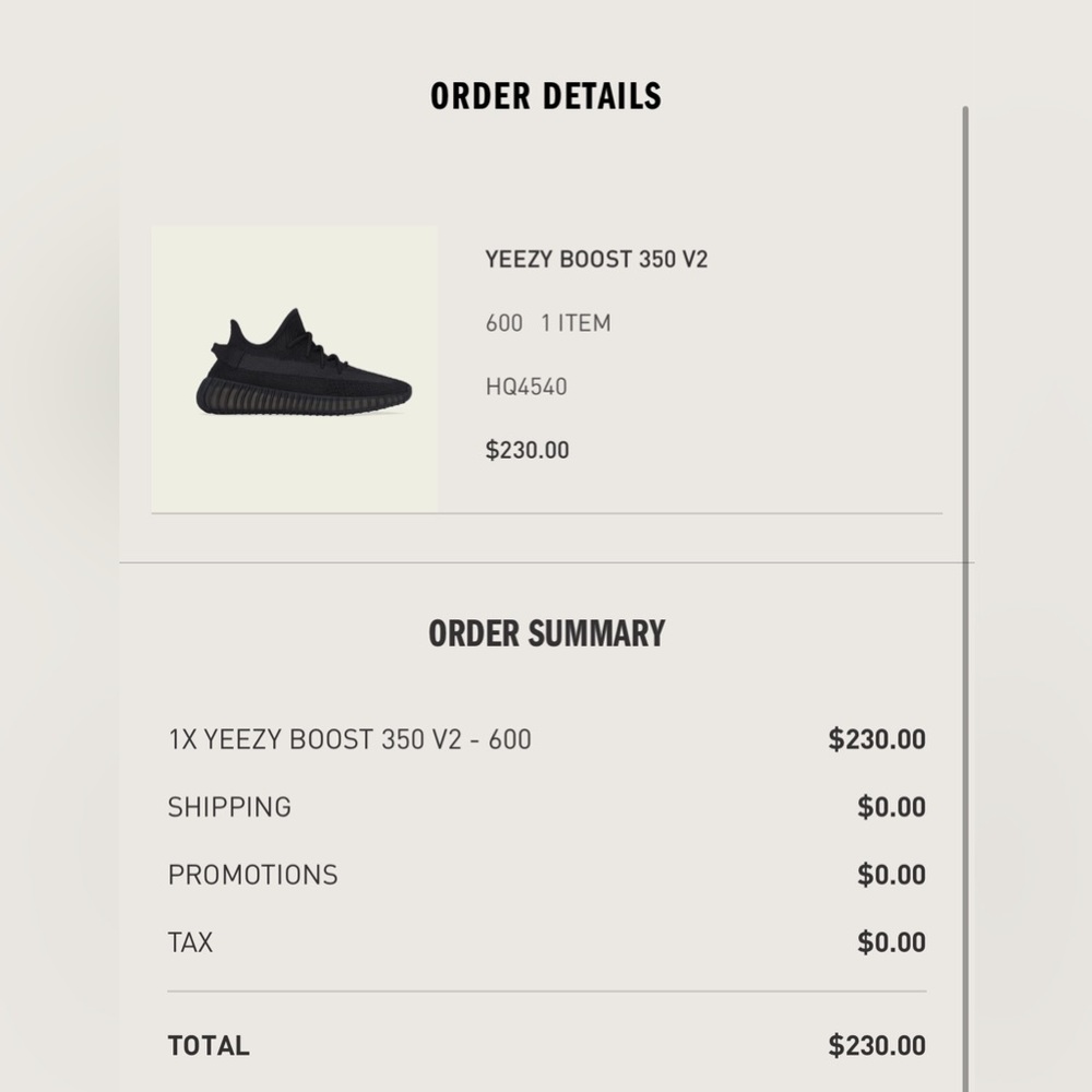 Adidas Yeezy Boost 350 V2 ONYX. SIZE 7.5